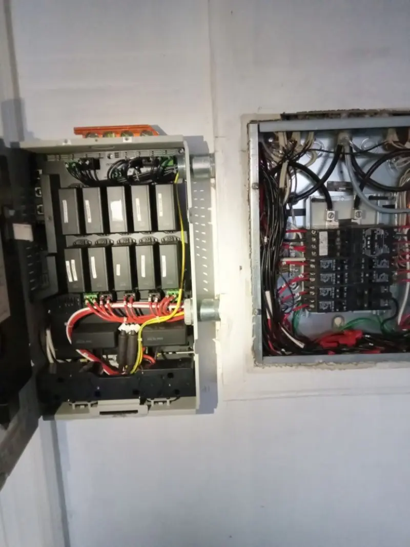 Electrical panel upgrade completed for Security Camera Wiring in Peterborough